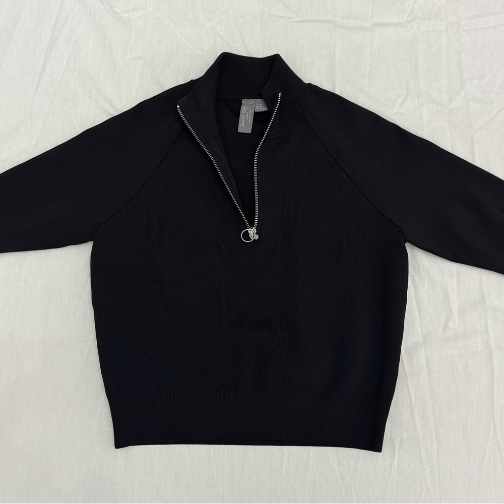 Sweaty Betty Black Half-Zip Pullover Jacket